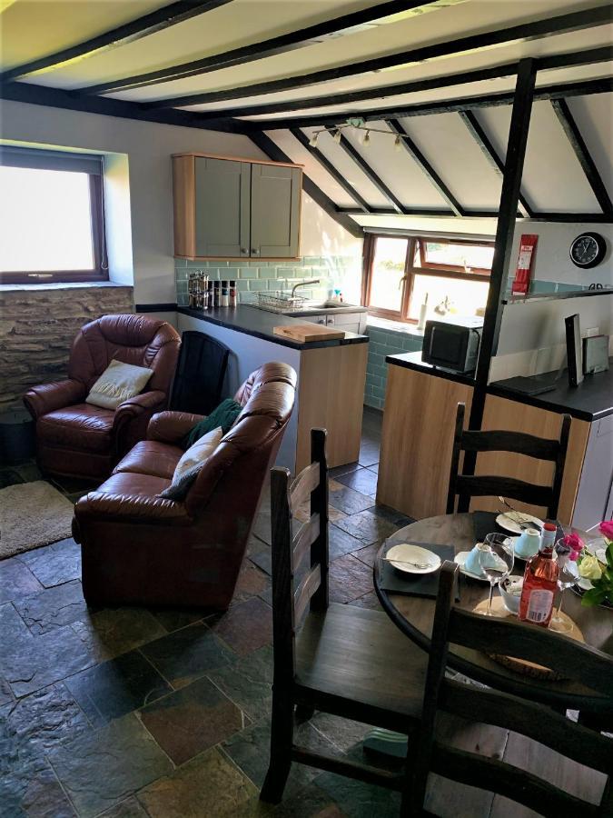 Byre Cottages & Log Cabin คาร์ดิแกน ภายนอก รูปภาพ